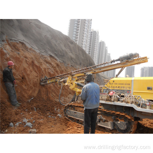 Crawler Mounted Mining Drilling Rig Anchor Drilling Machinery